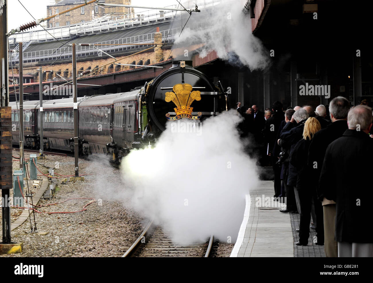 Die neue Dampflok Peppercorn der Klasse A1, der Tornado. Stockfoto