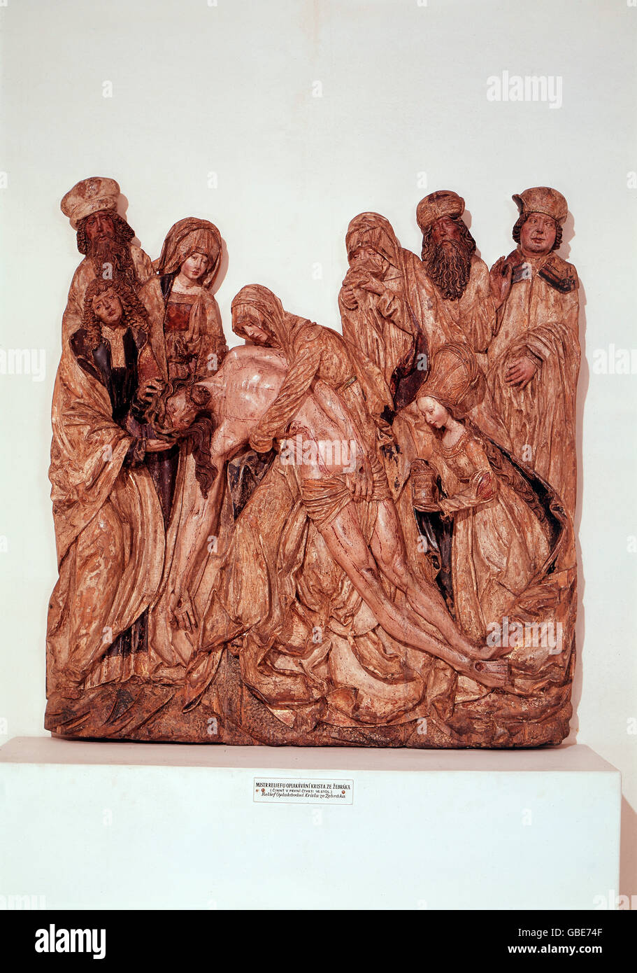 Lamenmtation Christi, Skulptur, Anfang des 16. Jahrhunderts Stockfoto