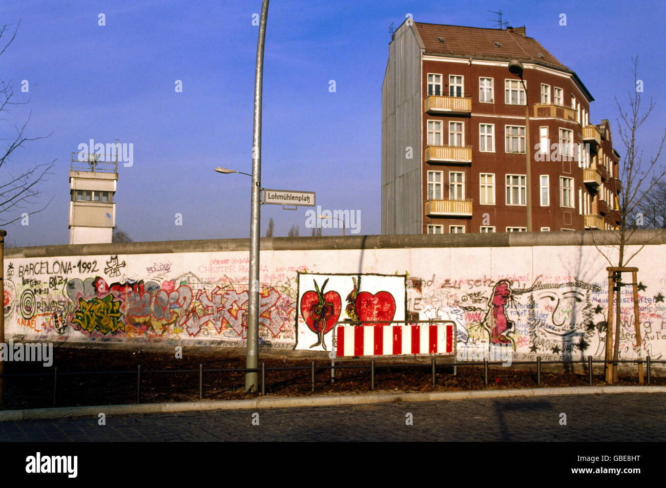 Geographie / Reisen, Deutschland, Berliner Mauer, Herbst 1989, zusätzliche-Rights-Clearences-not available Stockfoto
