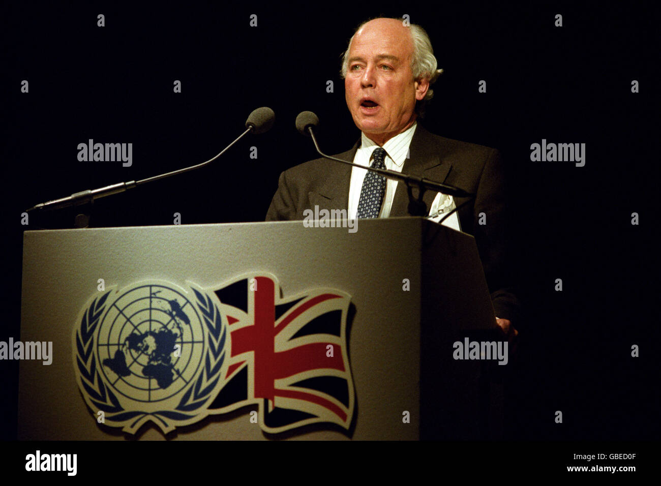 Politik - Minsterial Drogen Weltgipfel - 1990 Stockfoto