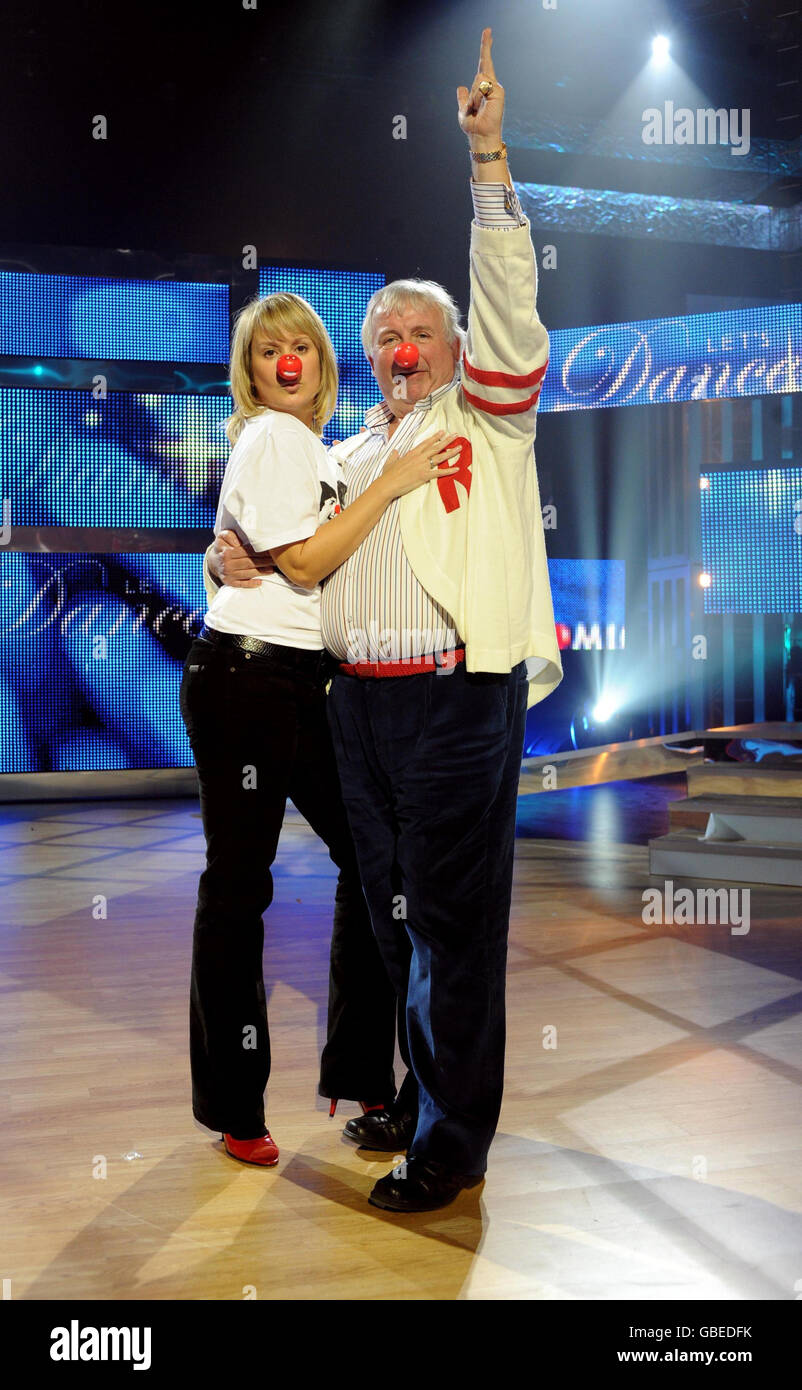 Lasst uns tanzen für Comic Relief - London Stockfoto