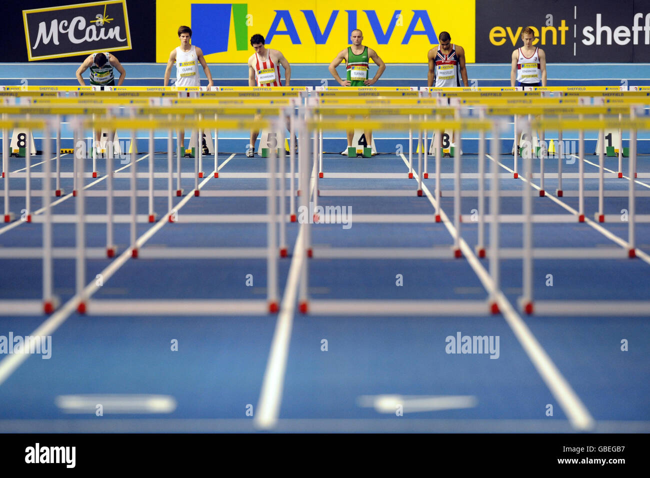 Leichtathletik - Aviva innen Studien in Europa und UK Championships - Sheffield Stockfoto