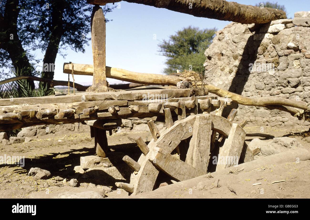 Geographie Reisen Agypten Landwirtschaft Bewasserung Zahnrad Als Antrieb Fur Ein Eimer Rad Dendera Engineering Technologie Technologien Technik Alt Mechanik Mechanisches System Abgeschirmte Ubertragung Synchrone Ubertragung