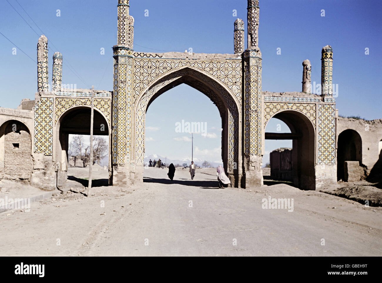 Geographie / Reisen, Iran, Teheran, Stadttor in Qazvin, 1955, Zusatz-Rechte-Clearences-nicht vorhanden Stockfoto