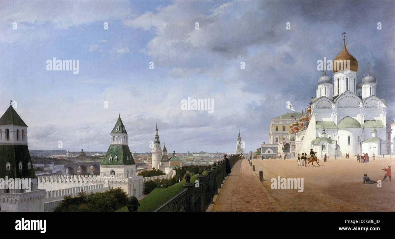 Geographie / Reisen, Russland, Moskau, Gebäude, Kreml, Panorama