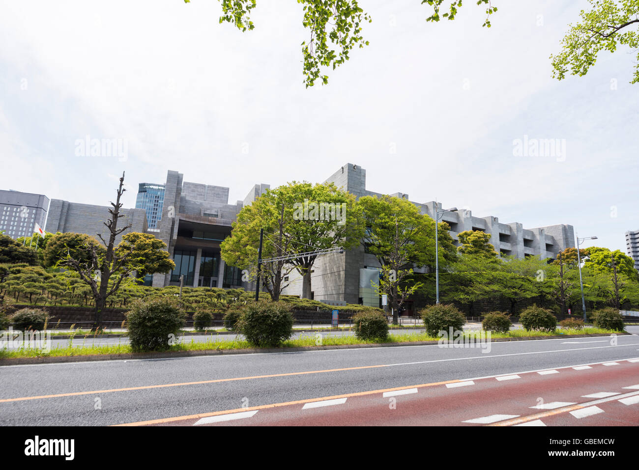 Oberste Gerichtshof Japans, Chiyoda-Ku, Tokyo, Japan Stockfoto