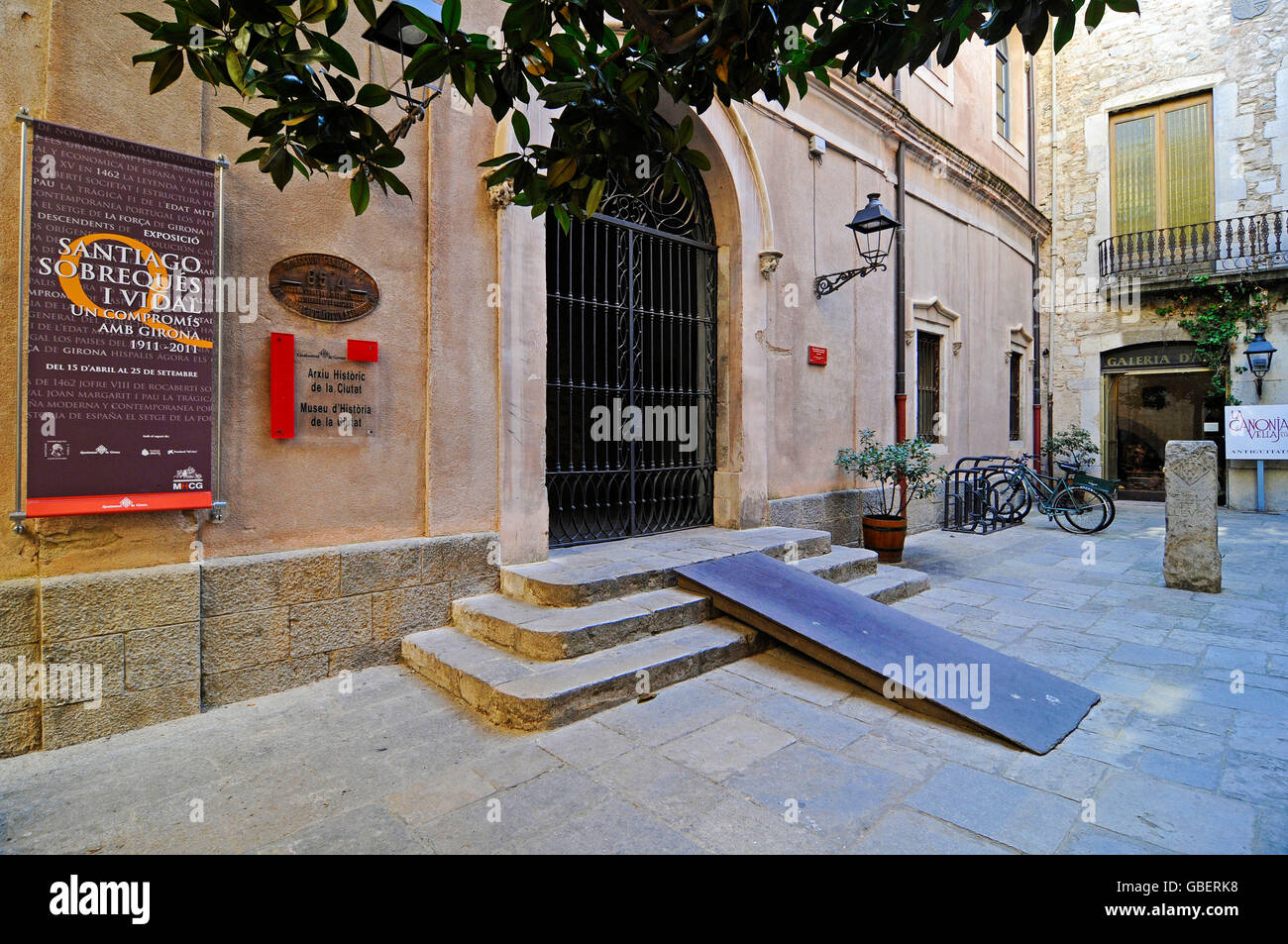 Historisches Stadtmuseum, Girona, Katalonien, Spanien / Museu d'Historia de Ciutat, Gerona Stockfoto