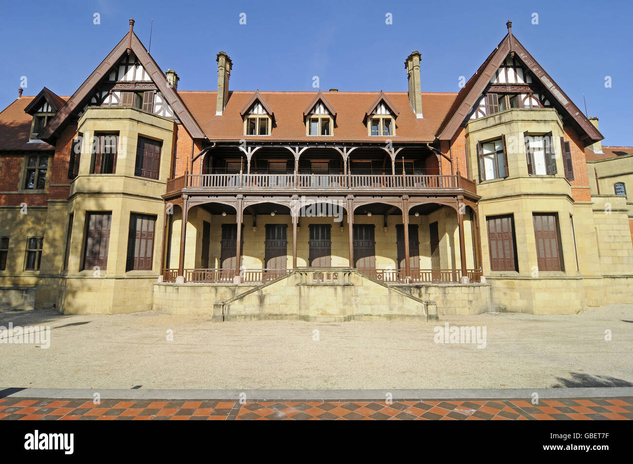Palacio Miramar, ehemalige königliche Sommerresidenz, San Sebastian, Pais Vasco, Baskenland, Spanien Stockfoto