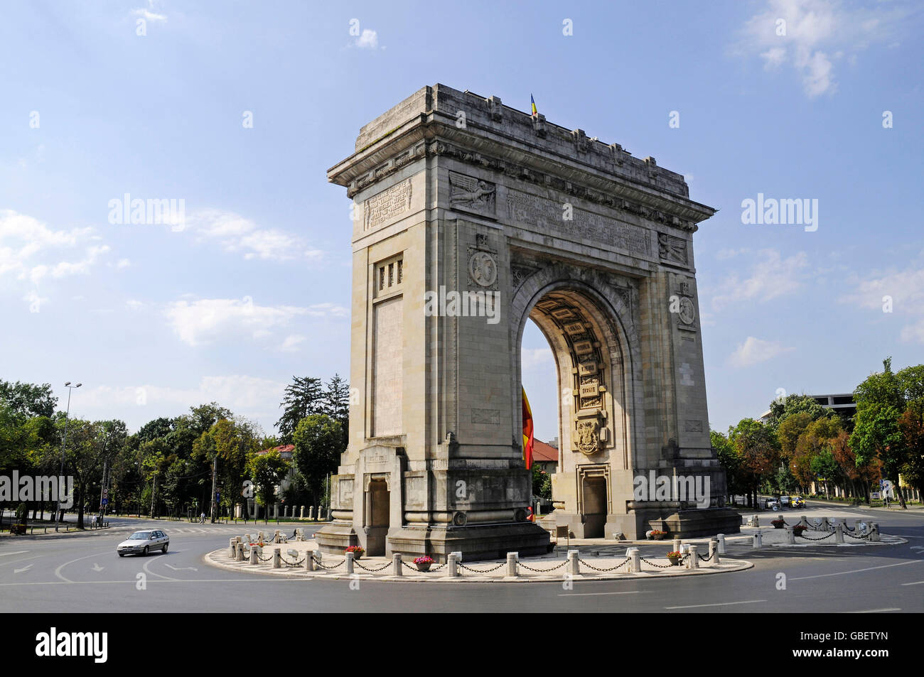 Triumphbogen, Bukarest, Rumänien Stockfoto