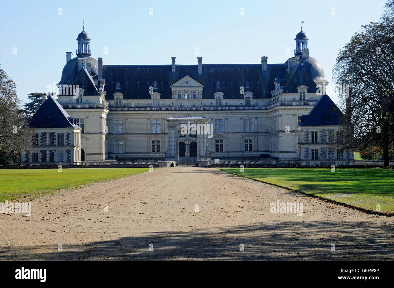 Schloss Serrant, Saint-Georges-Sur-Loire, Angers, Maine-et-Loire, Pays De La Loire, Frankreich / Chateau de Serrant Stockfoto