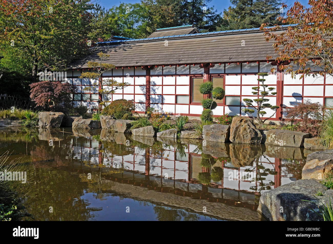 Ile de Versailles, Park, Nantes, Loire-Atlantique, Pays De La Loire, Frankreich Stockfoto
