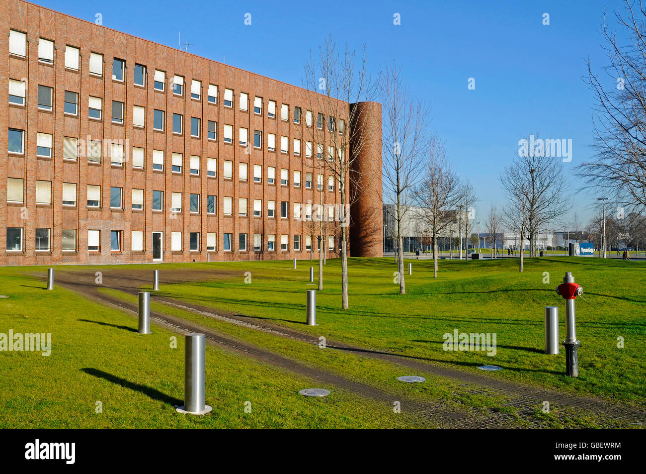 ThyssenKrupp Hauptquartier, North Rhine-Westphalia, Essen, Germany / Thyssen Krupp, Krupp Stadt, Stahlindustrie Stockfoto