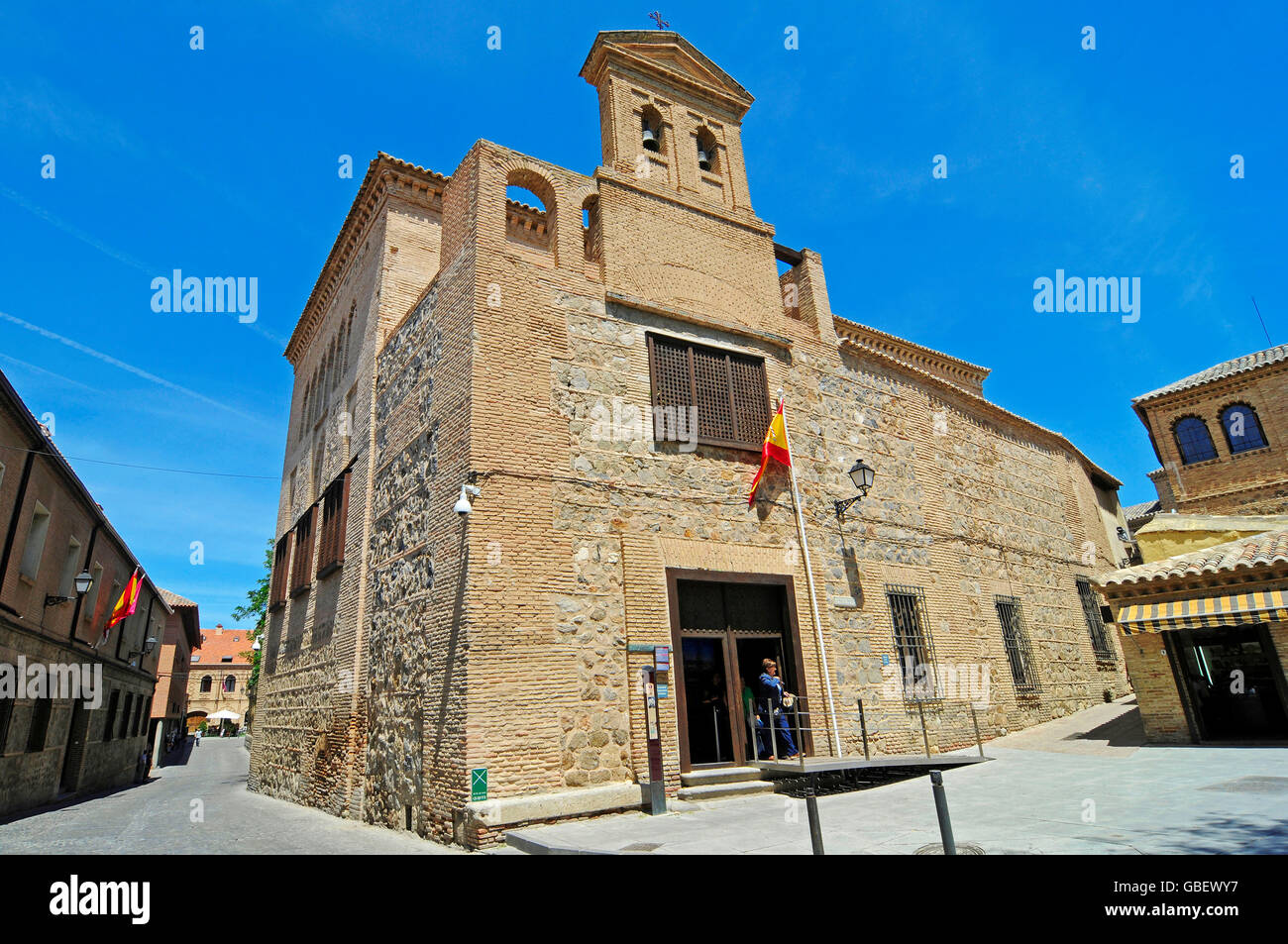 Synagoge, El Transito, Museum Sefardi, ehemaligen jüdischen Viertel, Toledo, Kastilien-La Mancha, Spanien / Kastilien-La Mancha Stockfoto