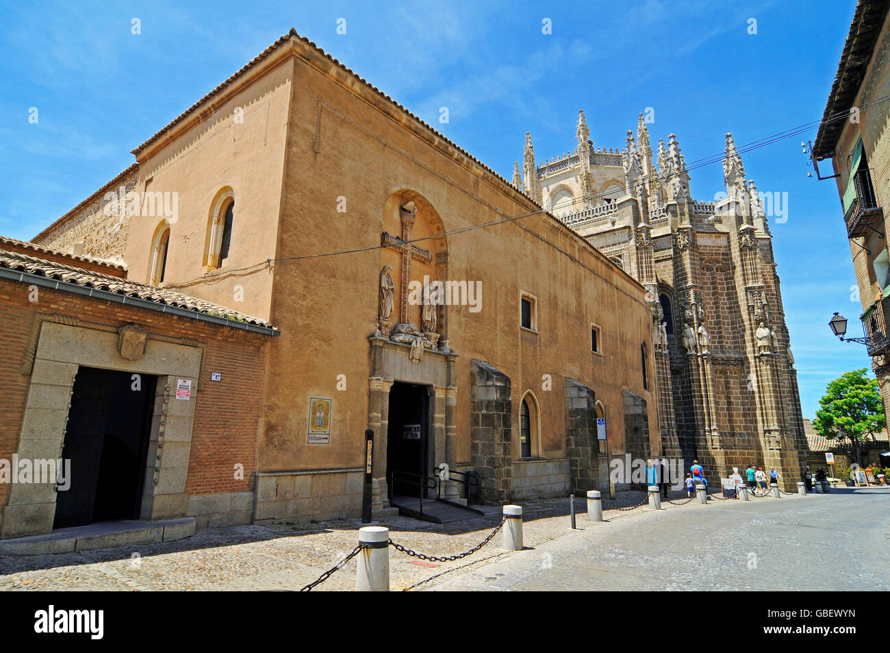 Franziskaner Montastery San Juan de Los Reyes, Toledo, Kastilien-La Mancha, Spanien / Kastilien-La Mancha Stockfoto