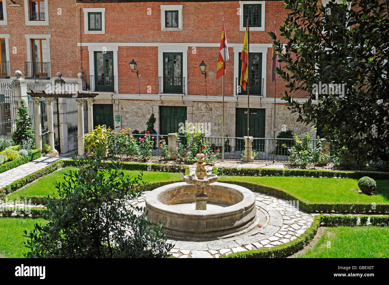 Museum Casa de Cervantes, Miguel Servantes, spanische Autor, Valladolid, Kastilien und Leon, Spanien / Castilla y Leon Stockfoto