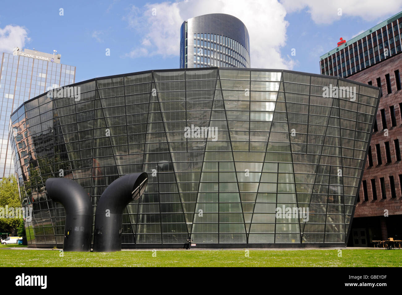 Stadtbibliothek, Bibliothek, Dortmund, Nordrhein-Westfalen, Deutschland Stockfoto