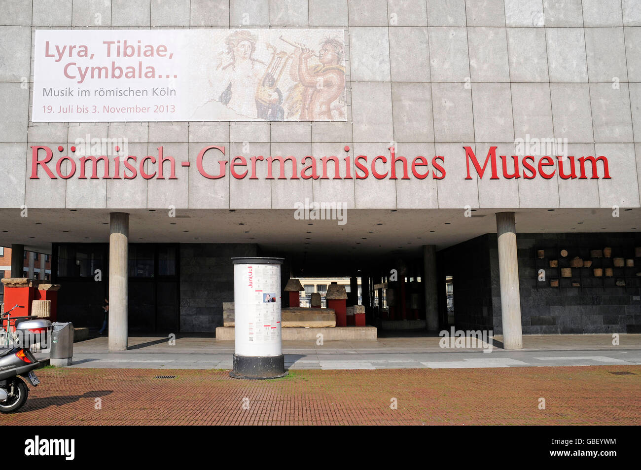 Römisch germanischen Museum, Köln, Koeln, Rheinland, Nordrhein-Westfalen, Deutschland / Köln Stockfoto