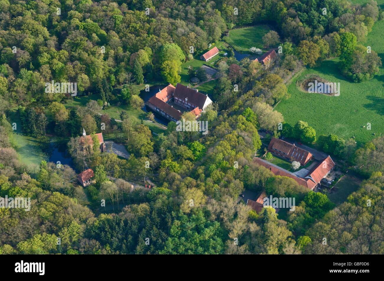 Kloster Burg Dinklage, Dinklage, Landkreis Vechta, Niedersachsen, Deutschland Stockfotografie ...