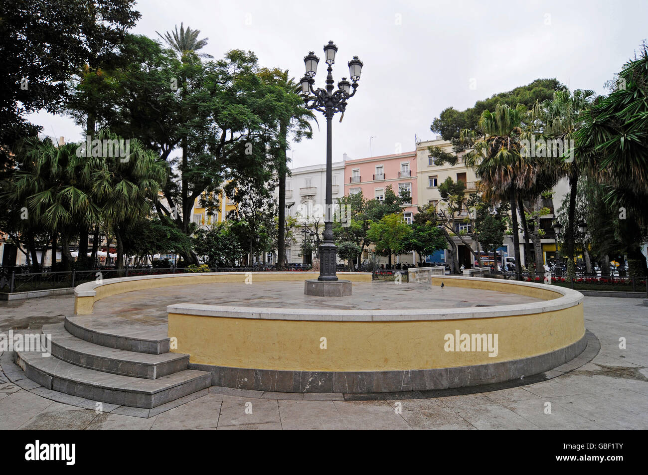 Plaza de Mina, quadratisch, Cadiz, Provinz Cadiz, Costa del Luz, Andalusien, Spanien, Europa Stockfoto