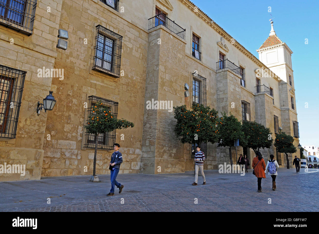 Palacio Episcopal, Bischöflichen Palast, Cordoba, Provinz Córdoba, Andalusien, Spanien, Europa Stockfoto