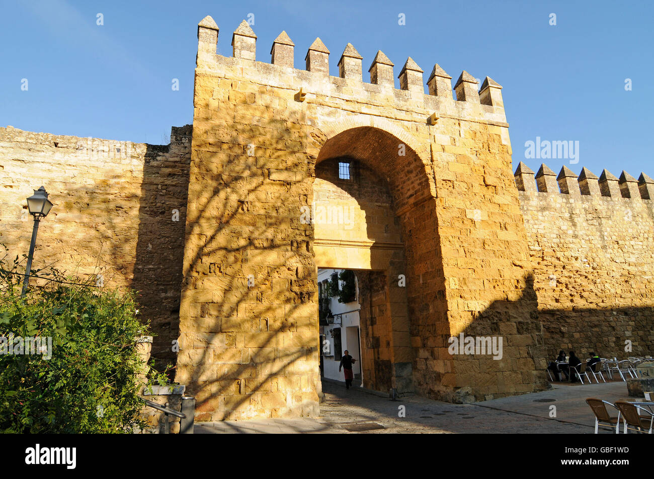 Puerta de Almodovar, maurischen Stadttor, Cordoba, Provinz Córdoba, Andalusien, Spanien, Europa Stockfoto