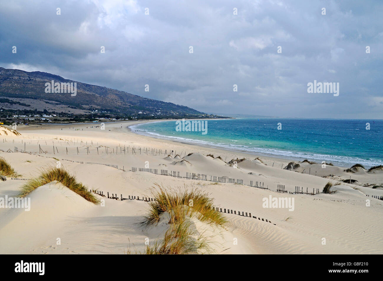 Playa Punta Paloma, Strand, Tarifa, Provinz Cádiz, Costa De La Luz, Andalusien, Spanien, Europa Stockfoto