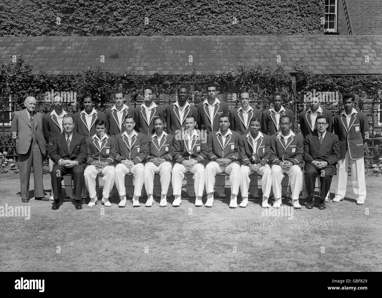 Cricket - England V West Indies - 2. Test - 1. Tag - Lord - London - 1957 Stockfoto