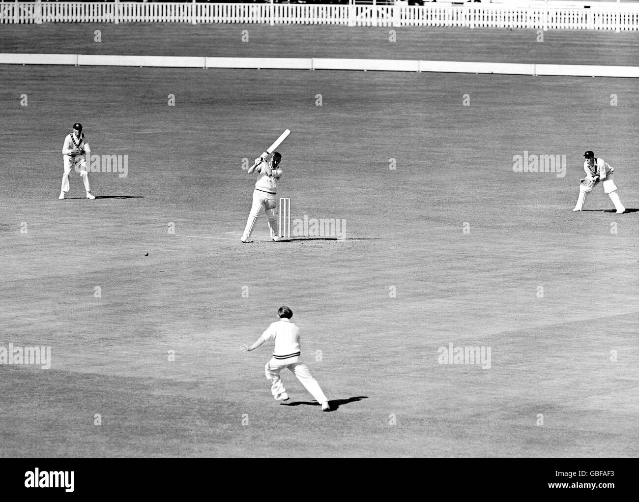 Cricket - Middlesex County Cricket Club V Leicestershire County Cricket Club - Lords - zweiter Tag Stockfoto