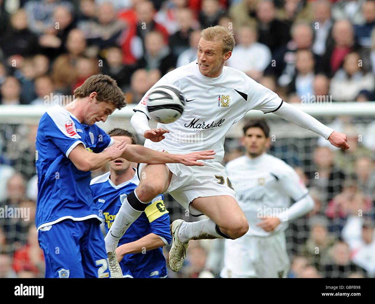 Fußball - Coca-Cola Football League One - Milton Keynes Dons V Leicester City - Stadion: mk Stockfoto