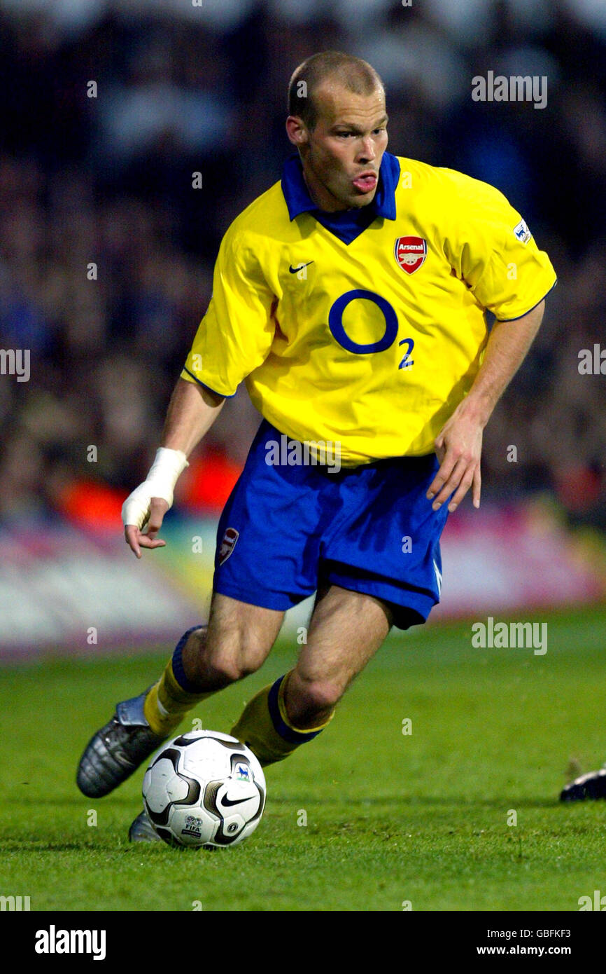 Fußball - FA Barclaycard Premiership - Portsmouth / Arsenal. Fredrik Ljungberg, Arsenal Stockfoto