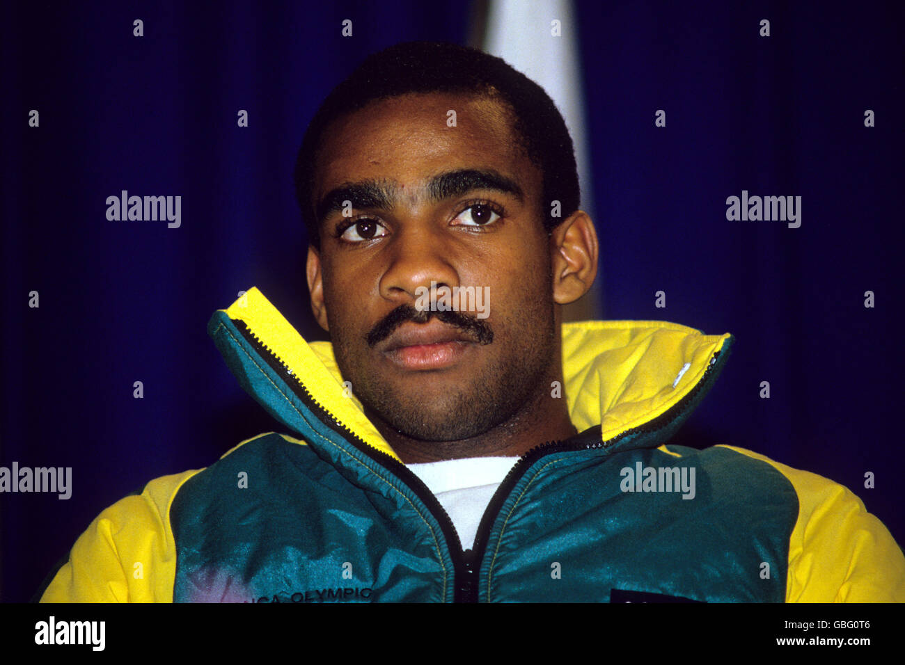 Winter Olympiade - Calgary 1988 - Vierer-Bob - Jamaika Stockfoto