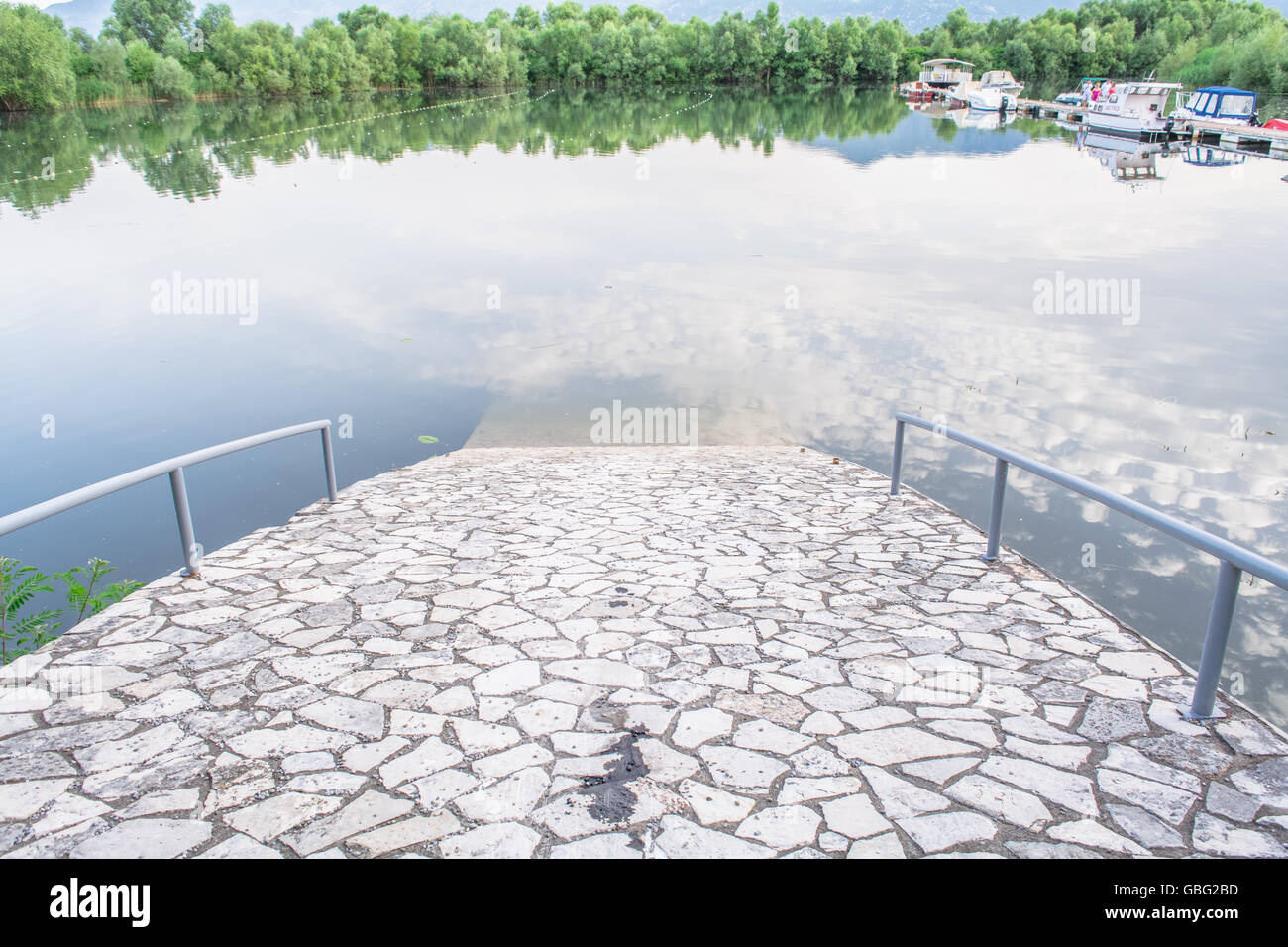 Sank der Brücke Stockfoto