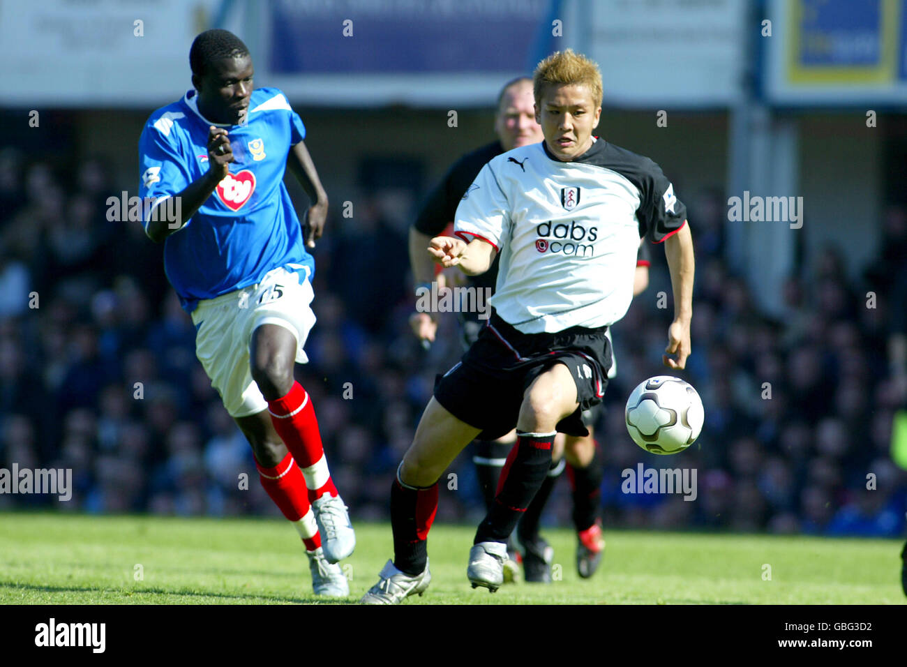 Fußball - FA Barclaycard Premiership - Portsmouth V Fulham Stockfoto