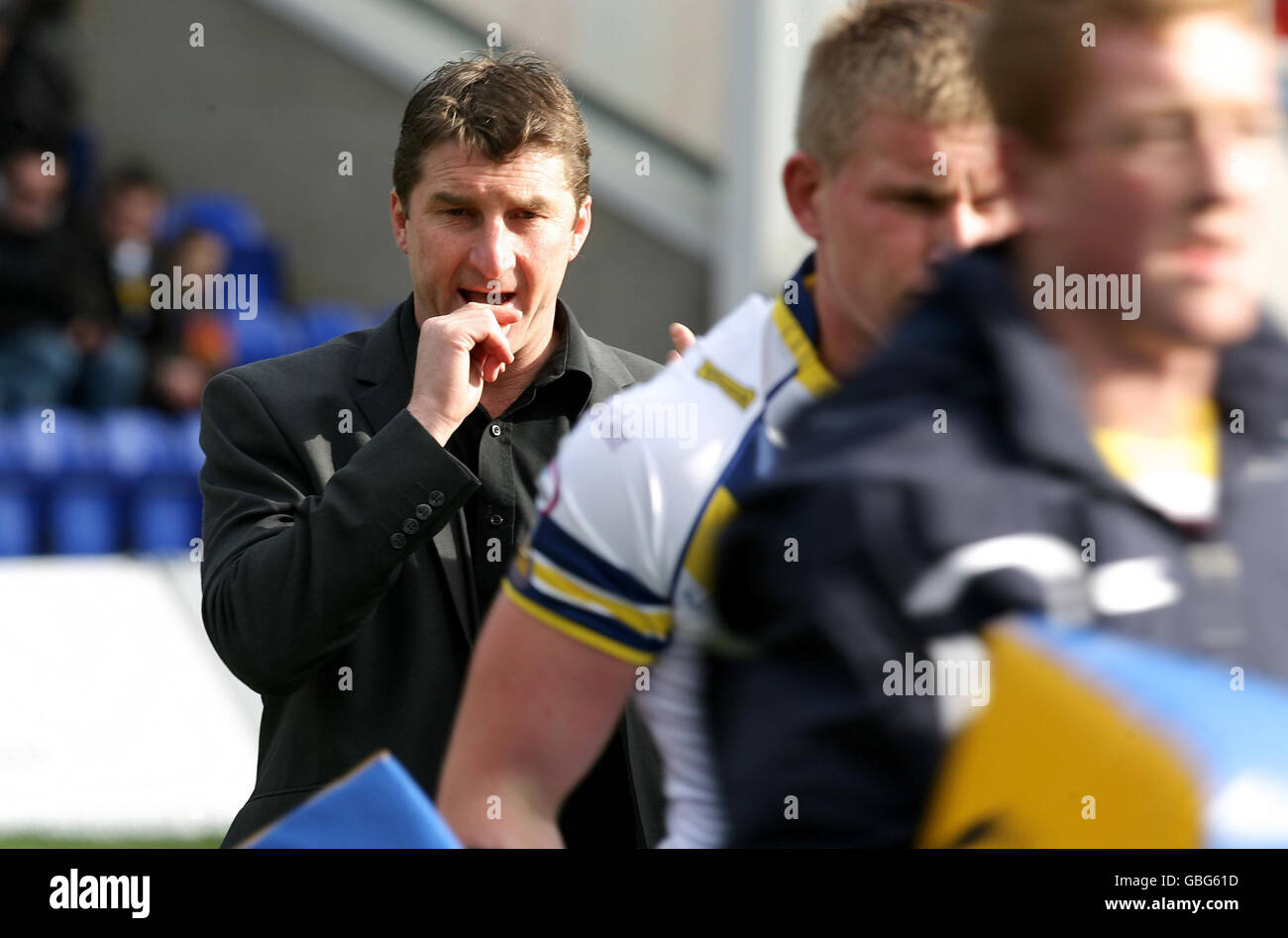 Rugby League - engage Super League - Warrington Wolves V Leeds Rhinos - Halliwell Jones Stadium Stockfoto
