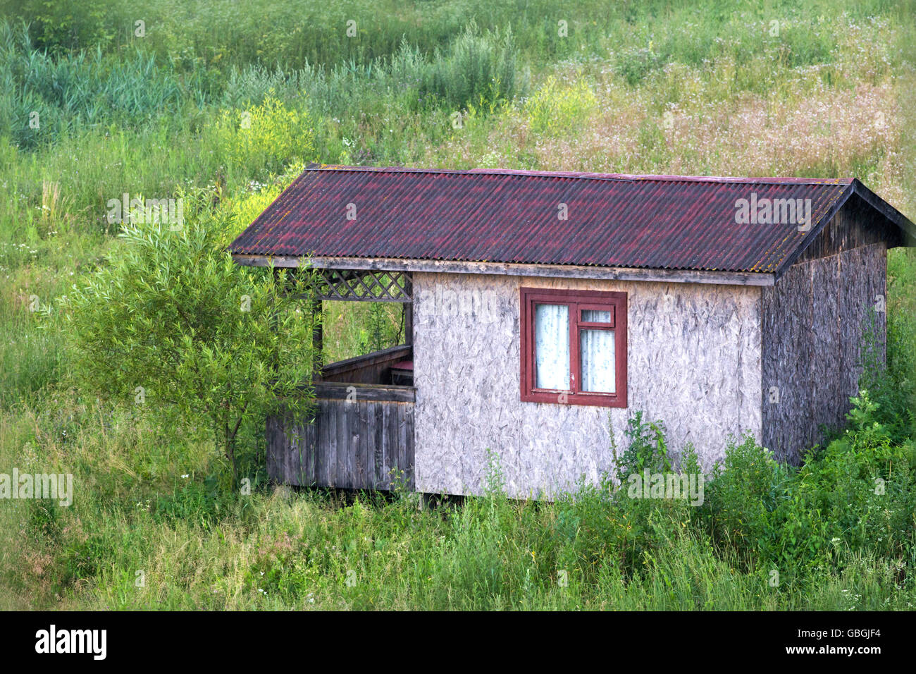 Holzschuppen Stockfoto