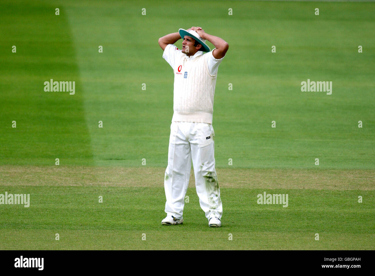 Cricket - npower First Test - England gegen Neuseeland - Tag vier. Englands Mark Butcher Stockfoto