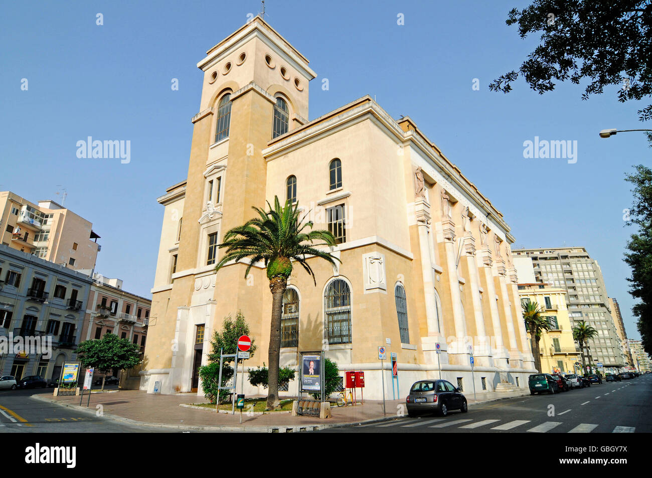 Postamt, Tarent, Taranto, Apulien, Italien Stockfoto