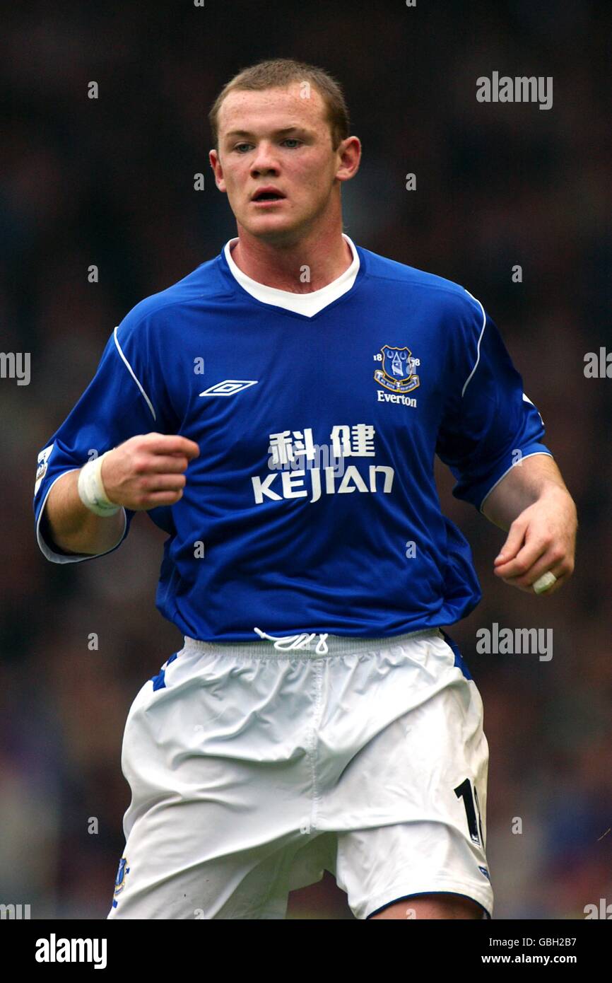 Fußball - FA Barclaycard Premiership - Everton gegen Bolton Wanderers. Wayne Rooney, Everton Stockfoto