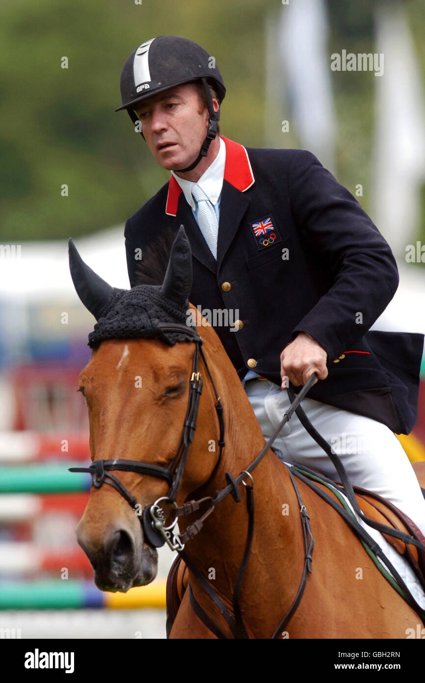 Reiten - Showjumping - The Royal Windsor Horse Show. Portofino mit Michael Whitaker Stockfoto