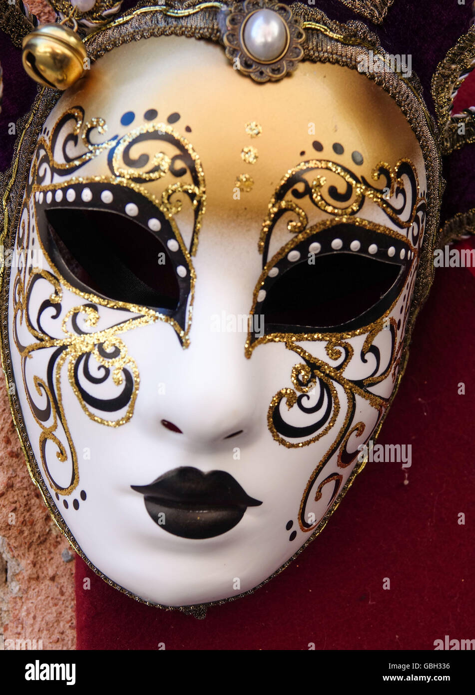 Berühmte venezianische Masken - Karneval in Venedig Karneval  Stockfotografie - Alamy