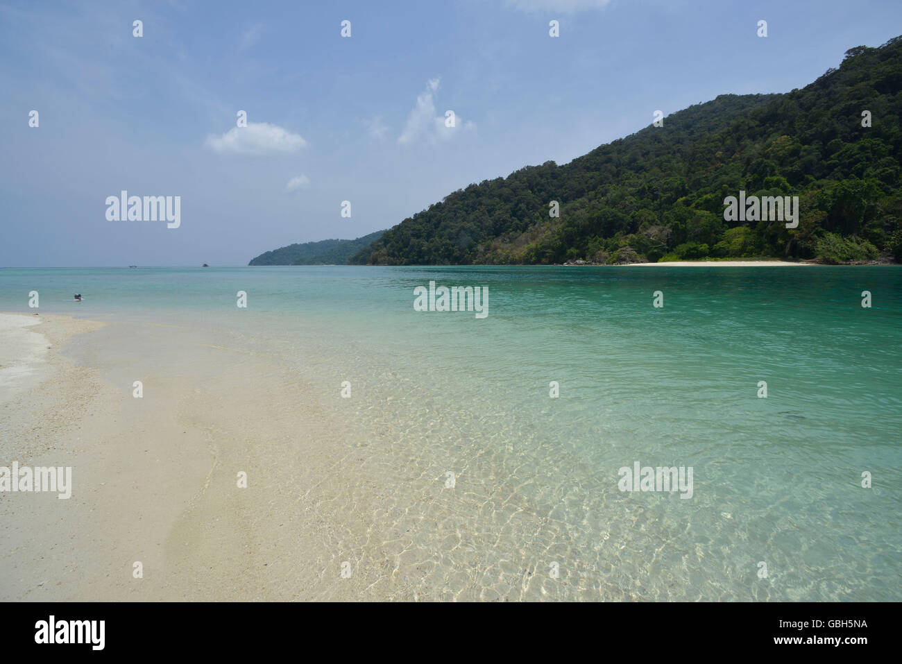 Meer und Strand von Surin Inseln Thailand Stockfoto