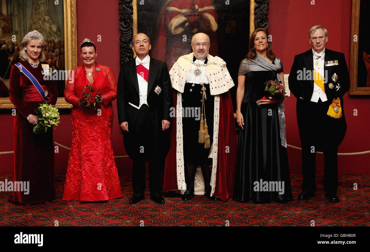 Präsident von Mexiko Staatsbesuch Stockfoto