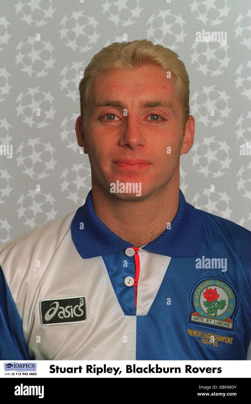 UEFA Champions League 1995/96 .... Stuart Ripley, Blackburn Rovers Stockfoto