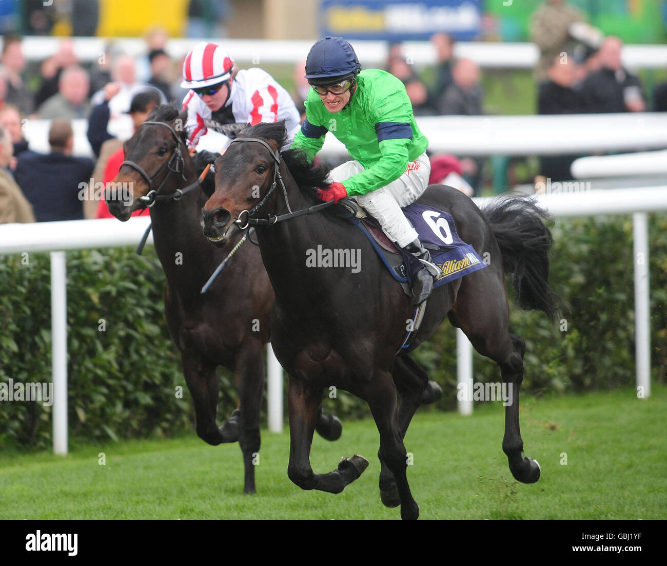 Pferderennen Sie - William Hill Lincoln Meeting - Doncaster Racecourse Stockfoto