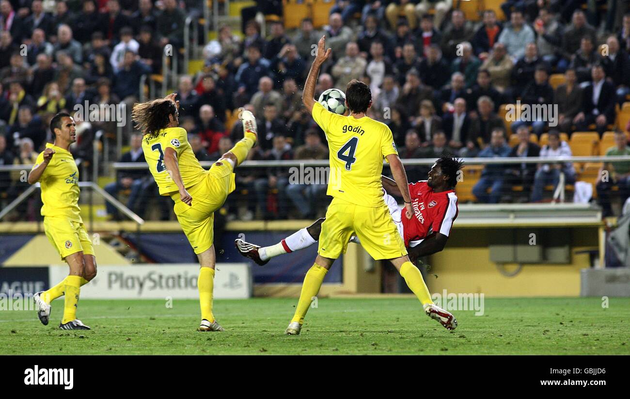 Fußball - UEFA Champions League - Viertel-Final - Hinspiel - Villarreal V Arsenal - Estadio El Madrigal Stockfoto