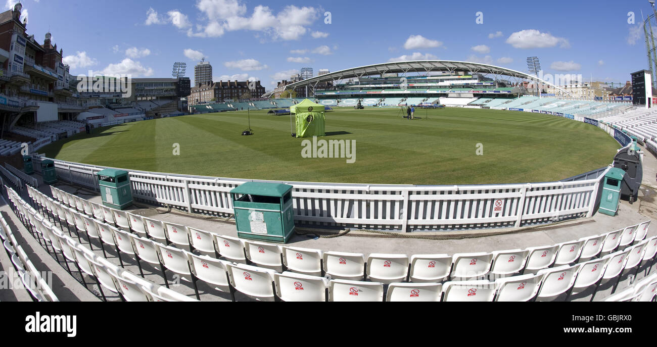 Cricket - Surrey County Cricket Club - Press Day - The Brit Oval. Eine allgemeine Ansicht des Brit Oval Stockfoto