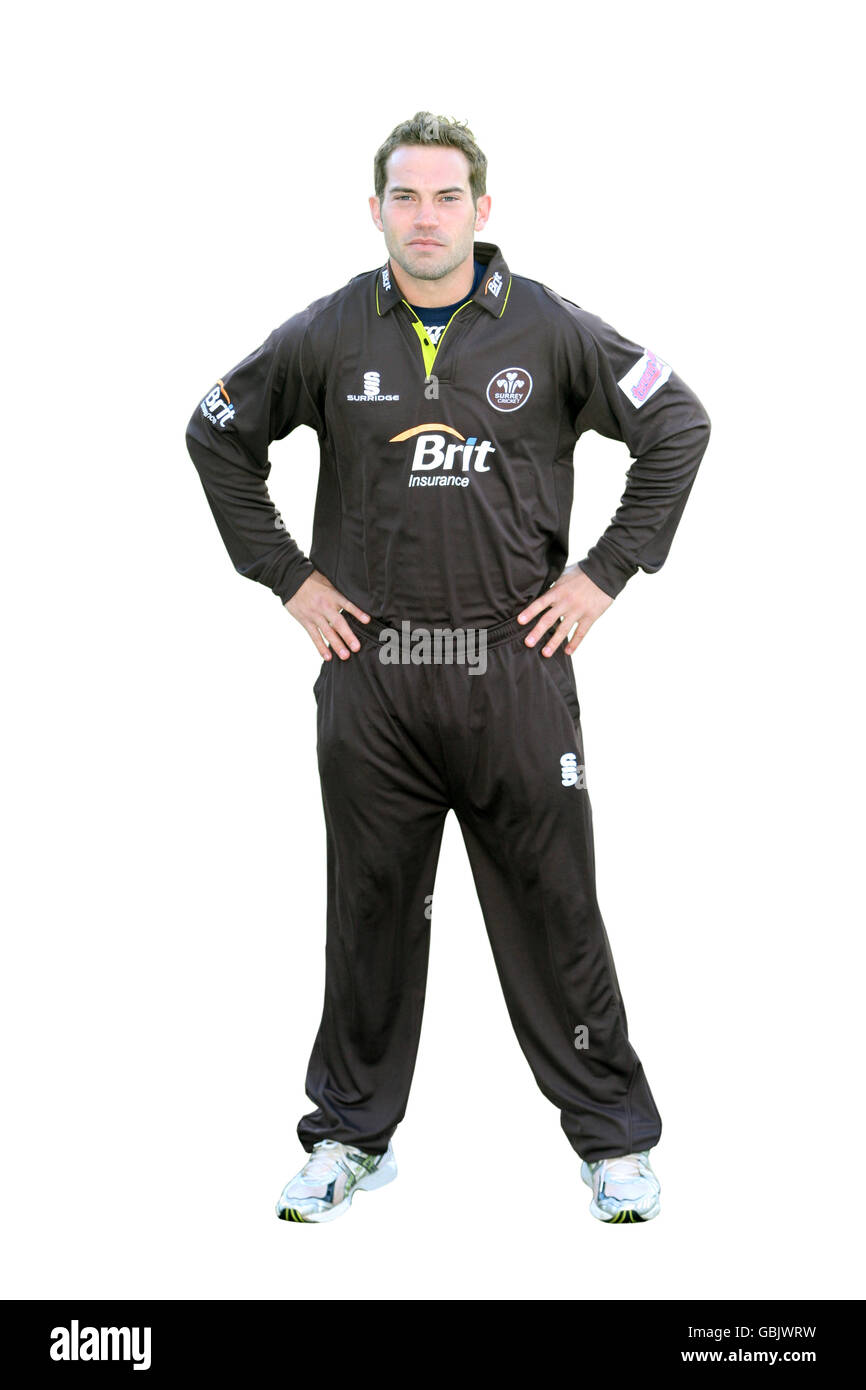 Cricket - Surrey County Cricket Club - Pressetag - Brit Oval Stockfoto