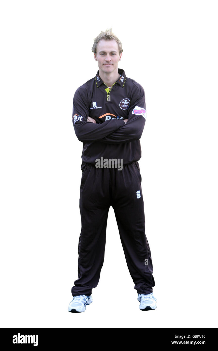 Cricket - Surrey County Cricket Club - Pressetag - Brit Oval Stockfoto
