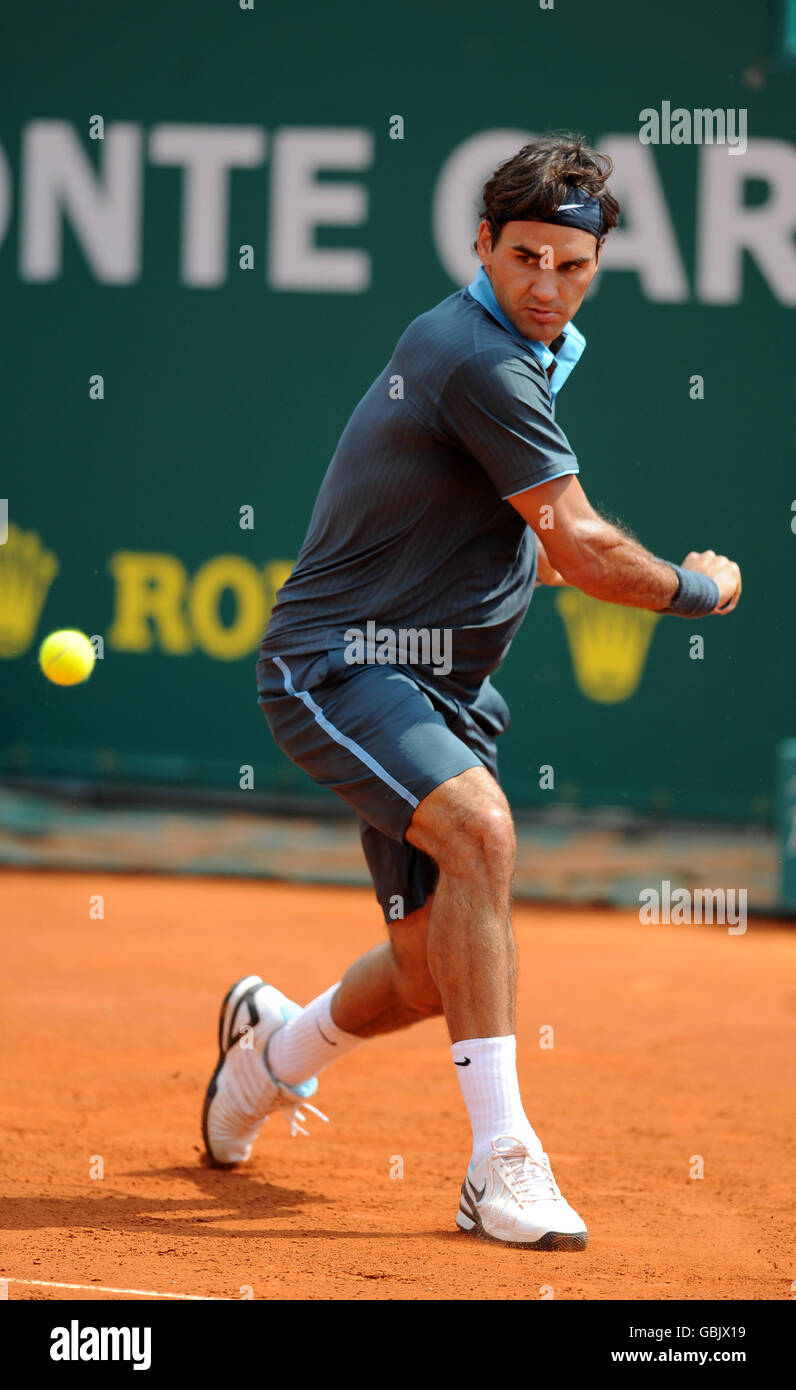 Tennis - ATP World Tour Masters - Monte-Carlo - Roger Federer V Andreas Seppi Stockfoto