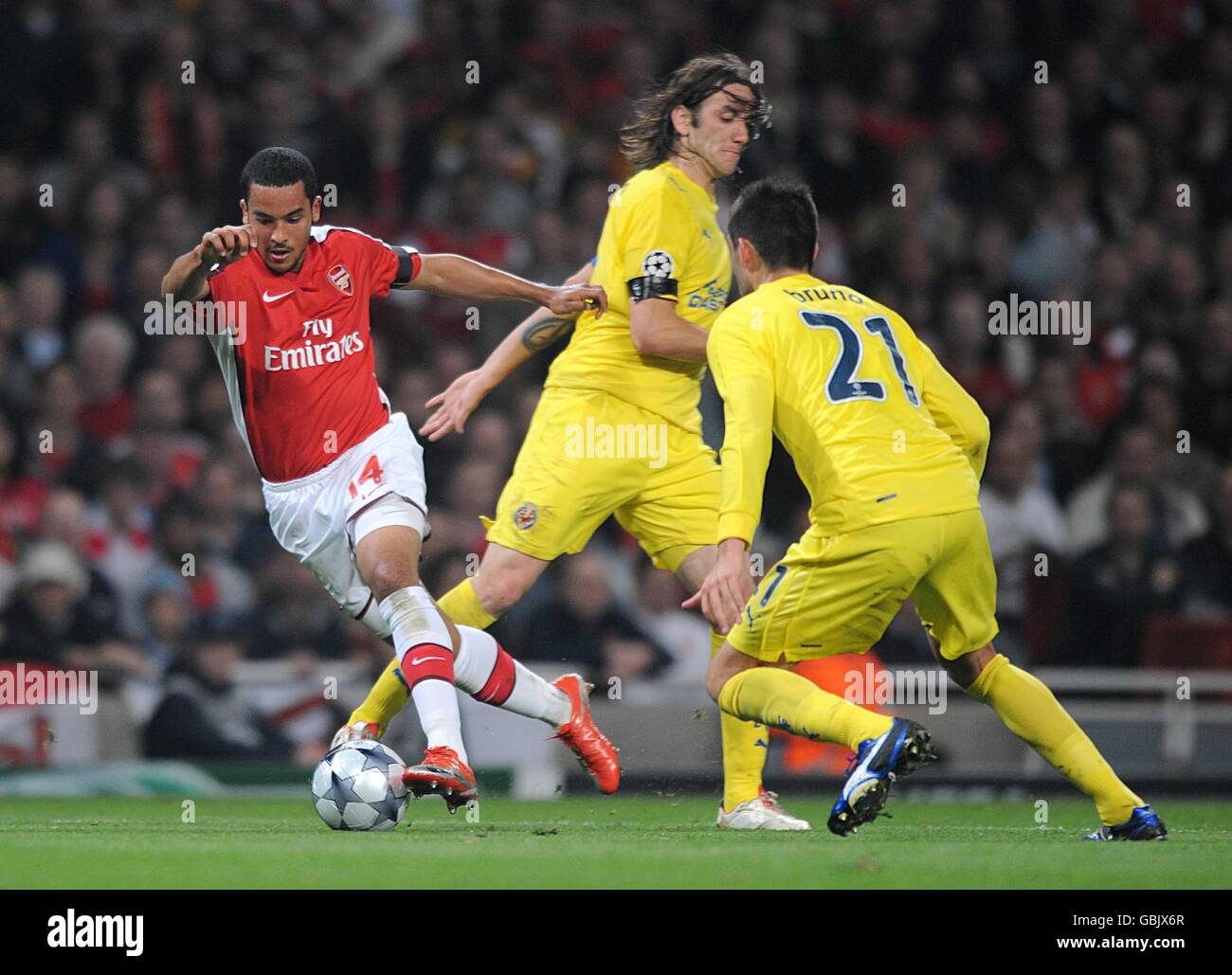 Fußball - UEFA Champions League - Viertel-Final - Rückspiel - Arsenal V Villarreal - Emirates Stadium Stockfoto